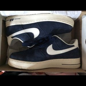 Nike Air Force 1’s. Navy Blue